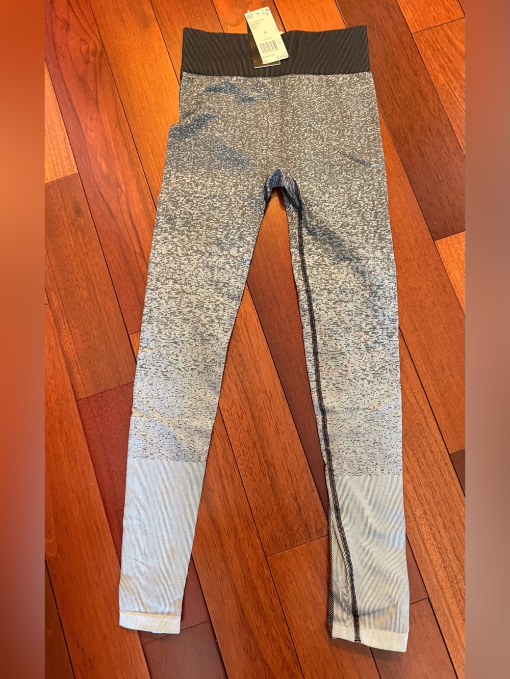 adidas Heather Gray Ombre High-Waist Leggings